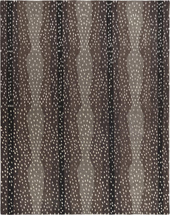 Hand-Tufted Wool Area Rug – Antelope Pattern
