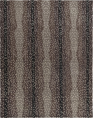 Hand-Tufted Wool Area Rug – Antelope Pattern