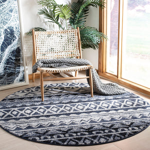 10x14 Moroccan Boho Area Rug – Ivory, Non-Shedding, Power Loomed