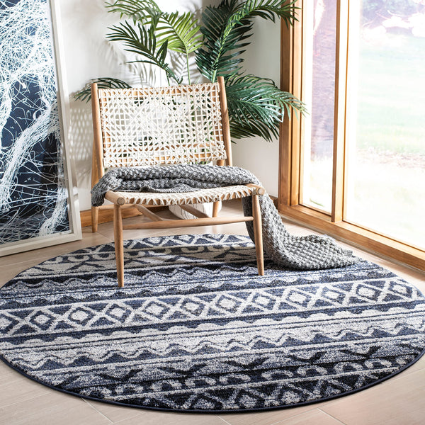 10x14 Moroccan Boho Area Rug – Ivory, Non-Shedding, Power Loomed