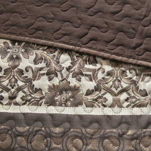 5-Piece Reversible Quilted Bedspread Set – Oversized King & Queen