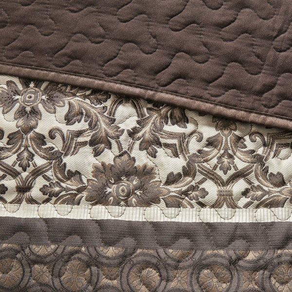 5-Piece Reversible Quilted Bedspread Set – Oversized King & Queen