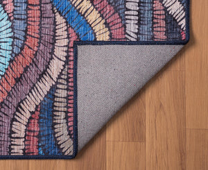 Multicolor Woven Ropes Area Rug