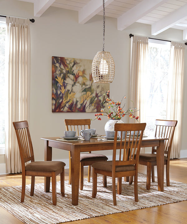 Spindle Back Dining Chairs Set of 2 with Upholstered Microfiber Seat