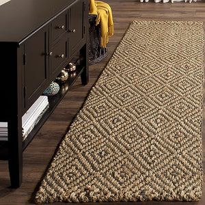 Handmade Jute Runner Rug 2'3" x 12' – Natural Fiber, High Traffic