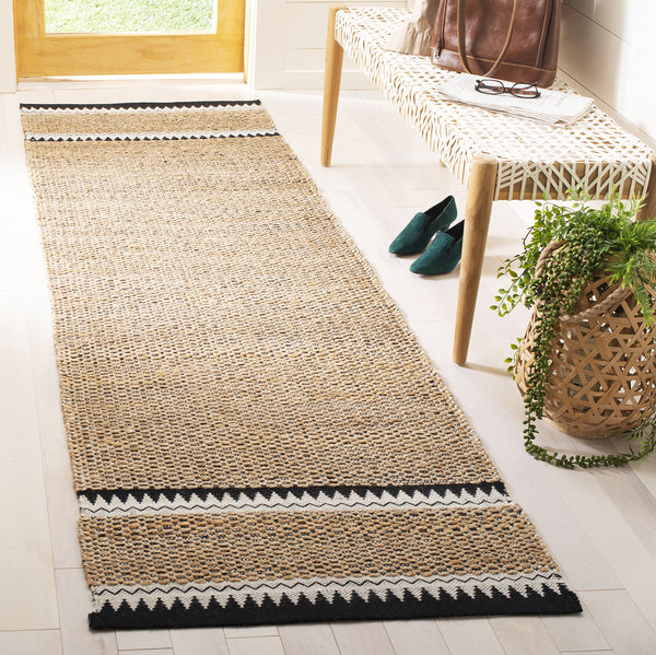 Handmade Jute Runner Rug 2'3" x 10' – Natural Fiber Flat Woven Area Rug