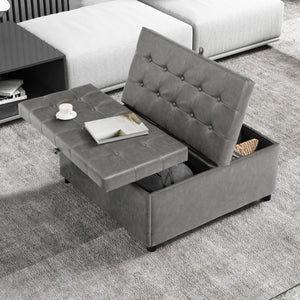 Large Square Storage Ottoman with Lift Top
