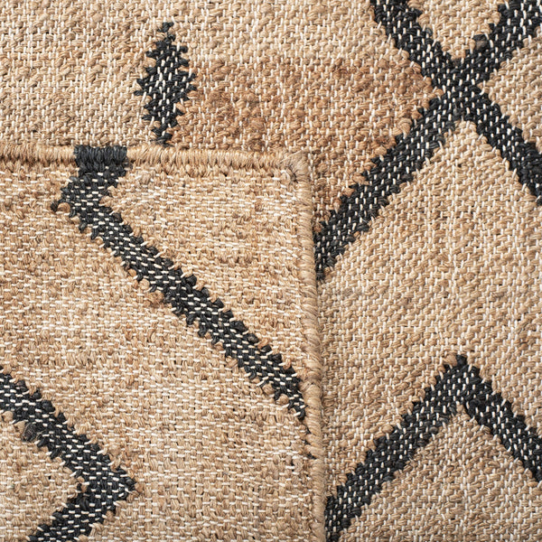 Kilim Boho Jute & Cotton Runner Rug – 2'3" x 13'