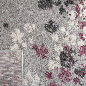 Floral Area Rug 10x14 Rectangular – Polypropylene, Non-Shedding, Indoor