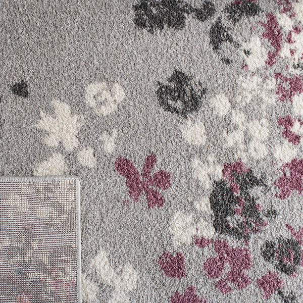 Floral Area Rug 10x14 Rectangular – Polypropylene, Non-Shedding, Indoor