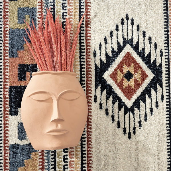 Multicolor Southwestern Tribal Area Rug