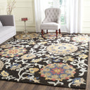 8x10 Handmade Wool Area Rug – Floral Tufted Design