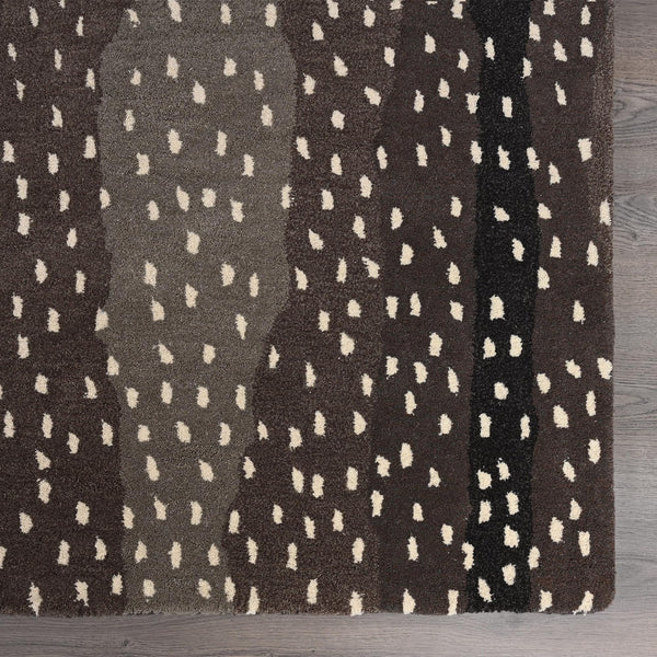 Hand-Tufted Wool Area Rug – Antelope Pattern