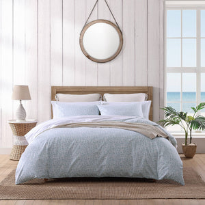 Tropical Floral Cotton Duvet Cover Set with Shams