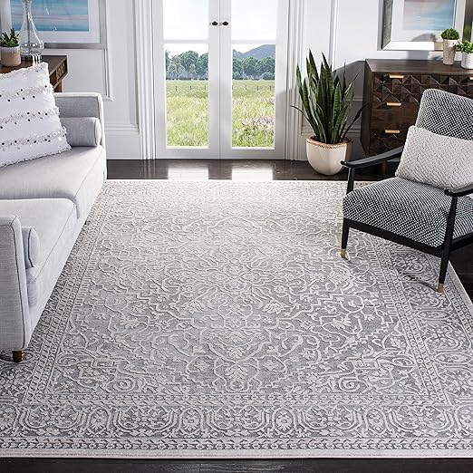 9x12 Transitional Area Rug – Machine-Woven, Non-Shedding, Stain Resistant