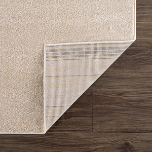 Mid-Century Contemporary Area Rug – Ivory, Beige & Blush Pink