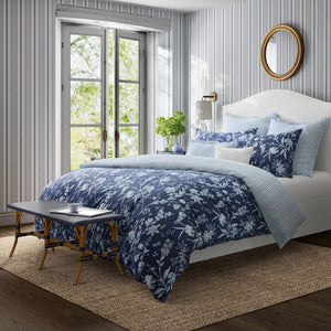 King Comforter Set – 7-Piece Cotton Reversible Bedding