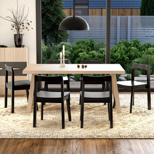 Wood Dining Chairs Set – Mid-Century Modern Accent Chair