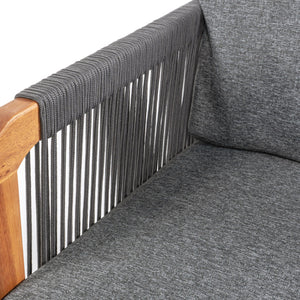 4-Piece Outdoor Patio Conversation Set with Cushions