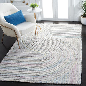 Mid-Century Modern Abstract Runner Rug 2'3" x 12'