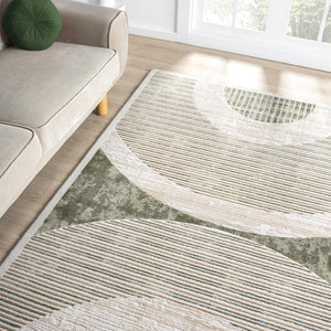 Mid-Century Modern Geometric Area Rug