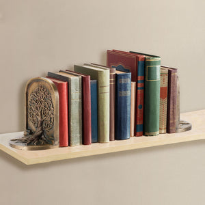 Tree of Life Cast Iron Bookends Set