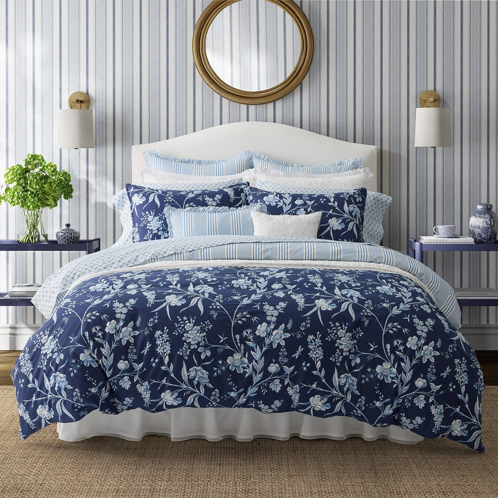 King Comforter Set – 7-Piece Cotton Reversible Bedding