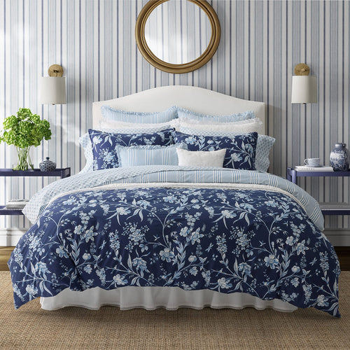 King Comforter Set – 7-Piece Cotton Reversible Bedding