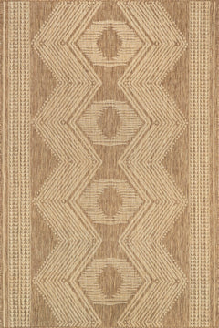8x10 Geometric Indoor Outdoor Area Rug – Tribal Pattern, Stain Resistant