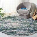 Berber Shag Area Rug 5x7 – Plush Polypropylene, Non-Shedding, Abstract Modern Design
