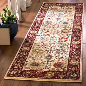 8x10 Oriental Area Rug – Blue & Tan Traditional Kashan Design