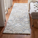 Hand-Tufted Wool Runner Rug 2'3" x 8' – Striped Contemporary Area Rug