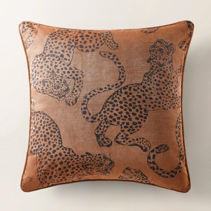Leopardi Reversible Velvet Throw Pillow 22"