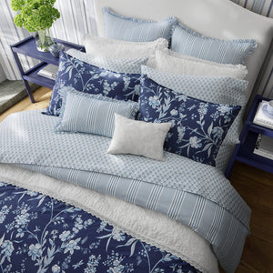 King Comforter Set – 7-Piece Cotton Reversible Bedding