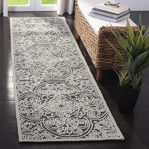 Hand-Tufted Wool & Cotton Runner Rug 2'3" x 10'