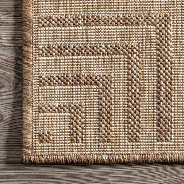 4x6 Indoor Outdoor Area Rug – Striped Border