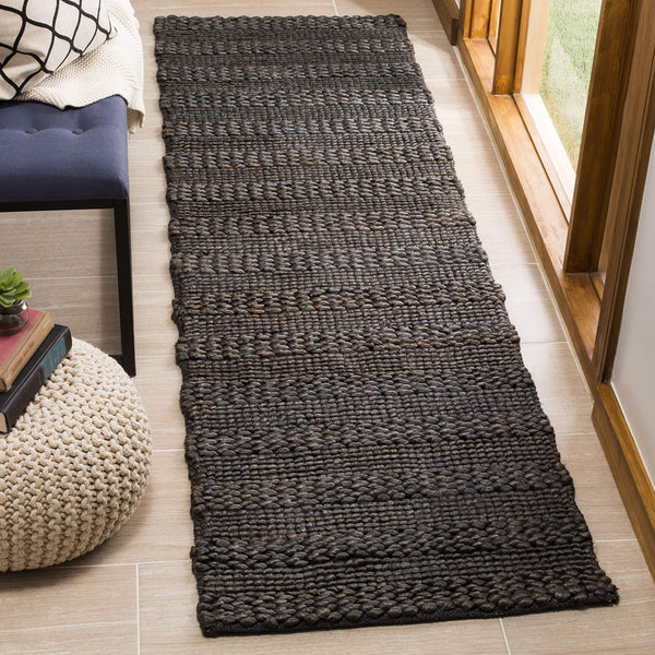 Handmade Jute & Cotton Runner Rug 2'3" x 8'