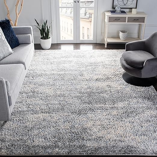 Berber Shag Area Rug 10x14 – Rectangular Indoor Rug