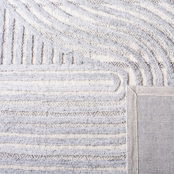 Mid-Century Modern Abstract Runner Rug 2'3" x 12'
