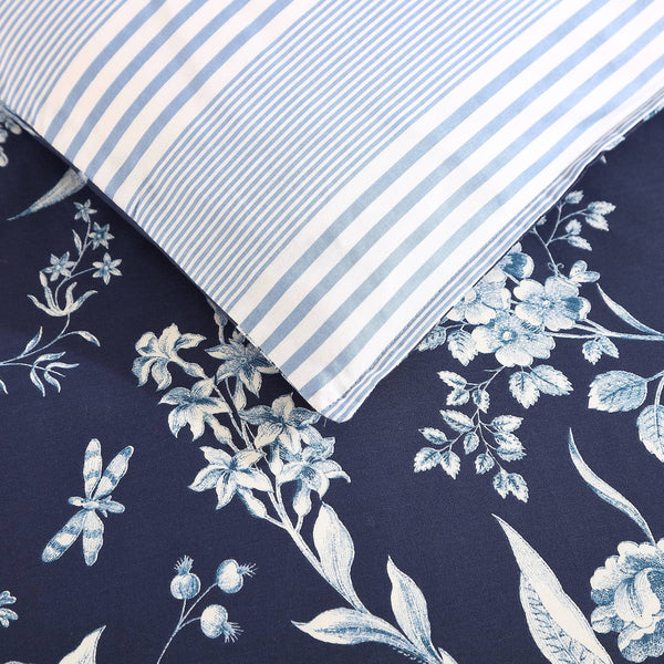 King Comforter Set – 7-Piece Cotton Reversible Bedding