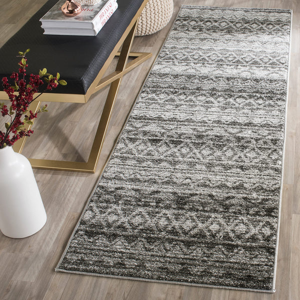 10x14 Moroccan Boho Area Rug – Ivory, Non-Shedding, Power Loomed