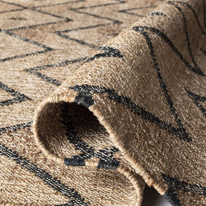 Kilim Boho Jute & Cotton Runner Rug – 2'3" x 13'