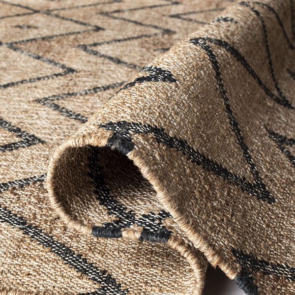 Kilim Boho Jute & Cotton Runner Rug – 2'3" x 13'