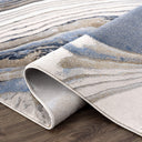 Grey & Gold Modern Geometric Area Rug