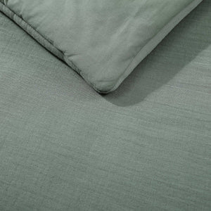 Cotton Gauze Comforter Set with Pillowcases – Paradiso Green