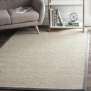 Marble Sisal Runner Rug 2'6" x 22' – Flat Woven with Fabric Border