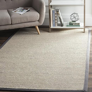 Marble Sisal Runner Rug 2'6" x 22' – Flat Woven with Fabric Border