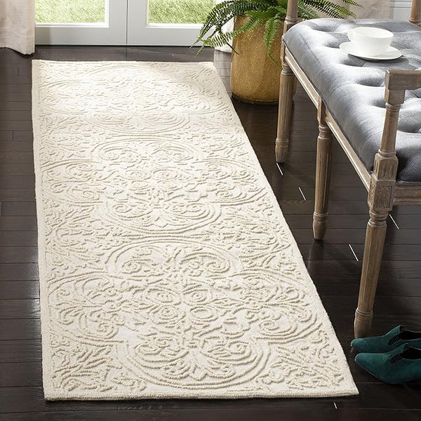 Hand-Tufted Wool & Cotton Runner Rug 2'3" x 10'