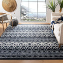 10x14 Moroccan Boho Area Rug – Ivory, Non-Shedding, Power Loomed