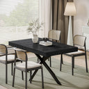 Extendable Rectangular Dining Table with Hidden Storage